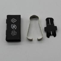 1Set  Touch Stylus S Pen Soft Nib Tips For Samsung Galaxy S22 Ultra + Metal Clip Original Black