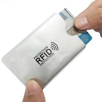 New 20Pcs Anti Rfid Card Holder Blocking Reader Lock Bank Card ID Card Case Protector Metal Credit Card Holder Aluminium Case
