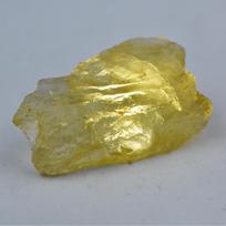 Lemon Topaz Raw Rough 55.80 Ct Natural Uncut CERTIFIED Loose Gemstone 33.3 mm approx citrina
