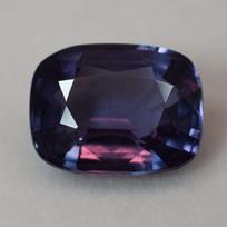Natūralus aleksandritas, keičiantis spalvą, pagalvėlės pjūvis, 10,00 karatų, laisvas brangakmenis. 13.5 mm approx įvairiaspalvis