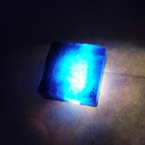 Uncut Raw 33.30 Ct Natural Blue Sapphire Rough Loose Gemstone CERTIFIED 18.5 mm approx mėlyna