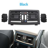 Automobilio galinė centrinė konsolė oro kondicionierius kintamosios srovės ventiliacijos grotelių dangtis oro ventiliacijos skydas, skirtas BMW 5 serijos E60 E61 545i E60 E61 Black black