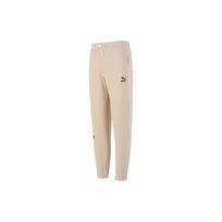 Puma Club Sweatpants With Embroidered Logo And Cuffed Ankles Men Bottoms Khaki 533202-20 S