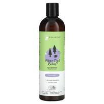 Kin+Kind, blusų + erkių šalinimo, šuns + katės šampūnas, levandų kvapo, 12 fl oz (354 ml)