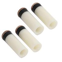 12 vnt. baseino lazdų antgalių 11 mm PU oda ir plastikas universalūs lazdų antgalių keitimai biliardo salei