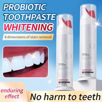 Probiotic Toothpaste for Oral Care, 120g Tube - Gently Clean Teeth and Support Healthy Gums One Size balta