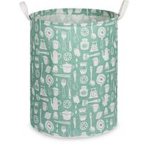 Waterproof Large Home Sundries Dirty Clothes Bag Bucket Storage Hamper Laundry Basket 5