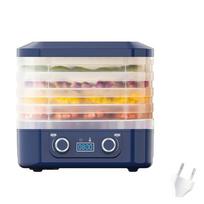 Multifunctional Fruit Drying Machine Vegetable Dryer Electric Dehydrator Fruits Dehydrator Suitable for Kitchen Use mėlyna