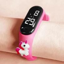 1/4pcs-Kids Cartoon Digital Watch Fashion Electronic Wristwatch with Clear Display Perfect Festival Birthday Gift