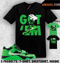 Marškinėliai derantys prie Travis Scott Jumpman Jack Green Spark, kad derėtų su sportbačiais Got Em S