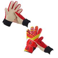 Vaikų futbolo vartininko pirštinės Guantes Portero Vaikams Minkštos vartininko pirštinės Vaikams važinėjantiems paspirtukais 5 raudona