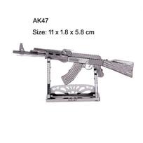Assault Ak-47 Rifle 3D Metal Puzzle Laser Cutting Kits Handmade Assembly Model Jigsaw Puzzle Toys For Kids Adult