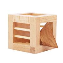 Puzzle Wooden 3D Unlock Brain Teasers Cage Apart Triangle Luban Lock Educational Intellectual Toys Juegos De Ingenio Y Logica