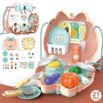 Pretend Girls Play Makeup Sets With Crossbody Bag Doctor Kits Children'S Play Food Toy Ice Cream Playset For Toddlers Gift