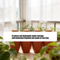 4 vnt. raudonojo molio automatinio laistymo smaigalių vazoniniams augalams. Puikiai tinka užimtiems žmonėms ir dažnai išvykstantiems. 1
