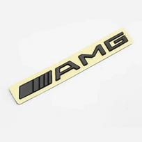 3D ABS chromuotos raidės logotipas Automobilio bagažinės ženklelis Lipdukas Mercedes Benz AMG W204 W205 W212 W213 X253 W163 W166 W167 W246 W222 juoda
