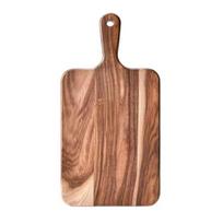 Medinė charcuterie lenta Virtuvinė pjaustymo lenta su rankenomis Stačiakampė Apvali serviravimo padėklas vaisiams, mėsai, sūriui, duonai pjaustyti rectangular