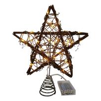 Handmade Christmas Tree Toppers Use Friendly Star Christmas Tree Toppers with LED Light Celebration Decors 1