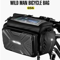 WILD MAN Waterproof Bicycle Bag Front Tube Frame Bike Handlebar Camera Pouch China Mainland