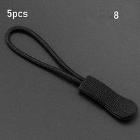 5/10/15pcs Hot Suitcase Tent Backpack Outdoor tools Cord Rope Pullers Zipper Pull Ends Lock Zips Zip Puller Replacement