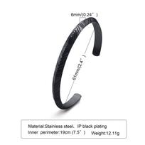 Viking Tribal Arrow Cuff Classic Norse Bracelet Bangle,Men Bracelet,Stainless steel Celtic Style Cuff Bracelets juoda