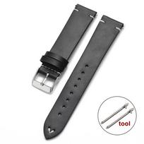 Quick Release Leather Watch Strap 18mm 20mm 22mm Watchband for Women Men Universal Band Metal Buckle Bracelet Watch Accessories 18mm juoda