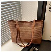 Large Capacity Tote Bags for Women Shoulder Bags Fashiable and Casual Woven Bag Summer Beach Bags Designer Bag Bolsos De Mujer one size ruda
