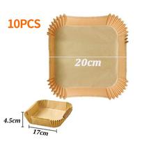 Larger Special Paper for Air Fryer Baking Liner Baking Paper Filter for Kitchen Airfryer Micro-wave Oilproof Oil-absorbing Paper