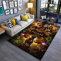 Arcane TV Series Themed Carpet with Vivid Characters and Design  Suitable for use as an anti-slip for living room bedroom sofas 40x60cm( 15x23in )