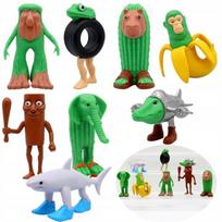 Zestaw Figurek Figurek Brainrot Tung Tung Tung Sahur Ai Tralala 3D 8 Szt