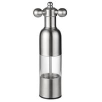 Stainless Steel Faucet Valve Design Pepper Grinder Manual Seasoning Grinding Bottle  Spice S-Pepper Mill