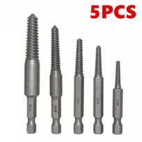 5/6/10pcs Hexagonal Shank Screw Extractor Hardened Tip Anti-Slip Design Screw Removal Tool Bearing Steel Hand Drill Tool