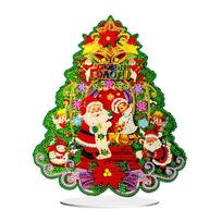 Christmas Diamond Painting Tabletop Ornaments Kit Acrylic Table Top Diamond Painting Ornament Kits Bedroom Table Decor
