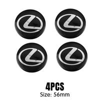 4Pcs 56mm 60mm Car Emblem Wheel Hub Center Cover Car Accessories For Lexus ES RX NX LS UX LM LX GX LC RZ IS CT GS RC HS SC TX