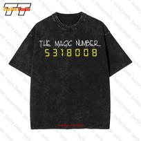 The Magic Number Boobies Vintage Oversized TShirt TPB S