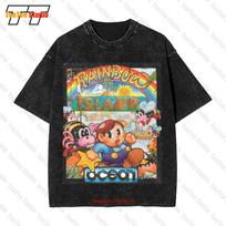 Rainbow Island Videogame Arcade Anni  Commodore Vintage Oversized TShirt OXKW S