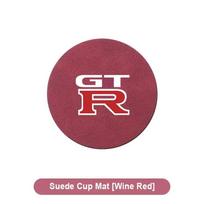 1/2Pcs Hot sale Car Coasters Cup Holder Mats Anti-Slip Cup Pad Accessories For Nissan Nismo GTR Tiida Sylphy Teana Trail T30 T32 tamsiai ruda spalva