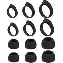 6/3Pairs for Samsung Galaxy Buds FE Wireless Earphone Wingtips Silicone Earplugs Anti-slip Ear Tips Ear Hooks for Galaxy Buds FE 3Pairs(6PCS)