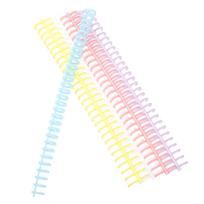 10Pcs Loose Leaf Binder Rings Plastic Lightweight Organizer Notebook Scrapbook DIY Replacement Book Rings Spiral Binding China Mainland