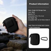 Portable Camera Mini Bag For DJI Osmo Action 6 PU Carrying Bag Protective Case Storage Case Box Solid Color For Girl juoda