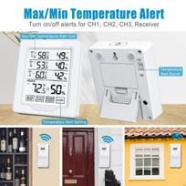 3 Channel Wireless Thermometers Hygrometer Indoor Outdoor Temperature Monitor Memory Alarm System Trend M4YD China Mainland