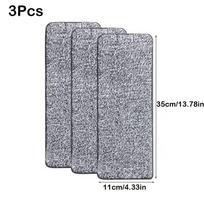 3PCS New Microfiber Flat Mop Replacement Cloth Washable Removable Lazy Mop Cloth Reusable Mop Accessories