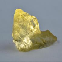 Lemon Topaz Raw Rough 24.95 Ct Natural Uncut CERTIFIED Loose Gemstone 25.7 mm approx citrina