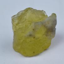 Natural 50Ct Lemon Topaz Uncut Raw Rough CERTIFIED Loose Gemstone 29.0 mm approx citrina