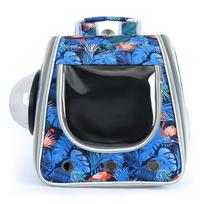 Carrier for Cats Pet Shoulder Bag Breathable Outdoor Cat Small Dog Backpack Travel Space Capsule Cage Transport Bag Portable 40X40X19CM gray
