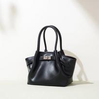 New Casual Leather Soft Noodles Dumpling Bag Women's Versatile Commuter Business Handbag Premium Versatile Shoulder Bag Women's juoda
