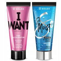 SOLEO I WANT 150ml TANNING ACCELERATOR + AFTER-SUN BALM 150ml