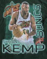 Shawn Kemp T-shirt Black Short Sleeve All Size S to 5XL Unisex T-Shirt L