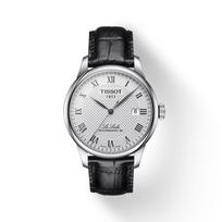 Tissot Leather Strap silver Dial Men's Fashion Watch T006.407.16.033.00 sidabras