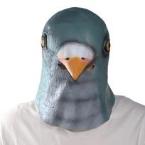 Latekso balandžio kaukė Taikos balandis gyvūno galva Šalis Baras COS Modelis atlieka pokštą Green pigeon